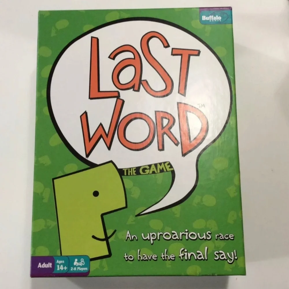 Last Word The Board Game Complete,‎ Open Box 14+